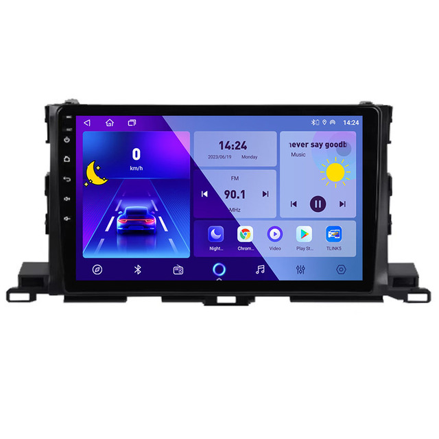 Android DSP GPS Navigation Head Unit for Toyota Highlander 4G Car Radio Stereo Video Multimedia Player Reversing Aid Amplifier