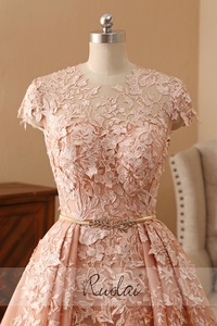 PEV-L3061 Ruolai all'ingrosso modeste taglie forti Robe De Soiree abiti da sera formali - Product Image 5