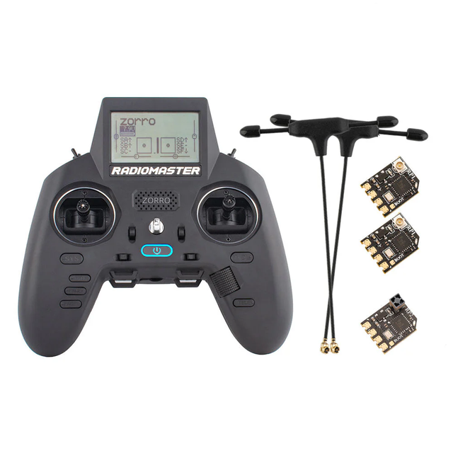 RadioMaster Zorro ELRS 2.4GHz RC Controller CC2500 JP4IN1 Radio Transmitter With Battery Hall Gimbal Remote Control Helicopter