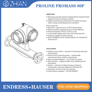 เครื่องวัดอัตราการไหลแบบ Coriolis ยี่ห้อ Endress+Hauser รุ่น E+H Promass 80F ของแท้ใหม่เอี่ยม พร้อมจำหน่ายแล้ว มีให้เลือกทั้งแบบรวมทรานสมิตเตอร์ในตัวหรือแยกส่วน - Product Image 3