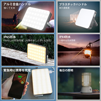 Produk Baru Power Bank Tahan Air IP65 20000Mah Multifungsi Lampu Darurat untuk Berkemah di Luar Ruangan