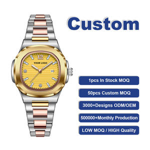 Personaliza Tu Propio Logotipo, Servicio Personalizado, Reloj de Cuarzo 78803, Bajo MOQ, Bajo Precio, Tiempo de Entrega Rápido, Caja Plateada para Esfera Trasera del Reloj - Product Image 1