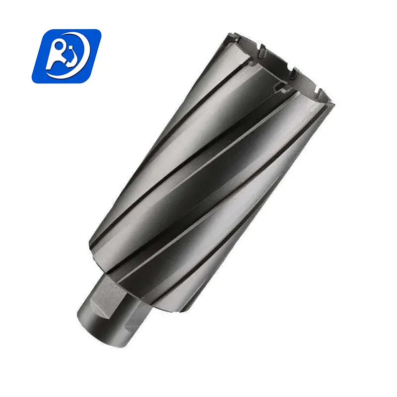 Core Drill Bit Weldon Shank Hole Saw Hollow HSS/TCT Annular Cutter for Metal Drilling Tools