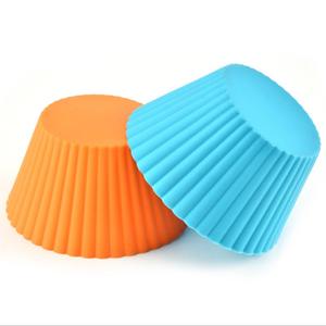 Moule à muffins en silicone écologique Orealmi <span class=keywords><strong>MC</strong></span>-9cm, doublures rondes pour cupcakes avec sac OPP pour gâteaux et desserts, ustensiles de pâtisserie à domicile - Product Image 2