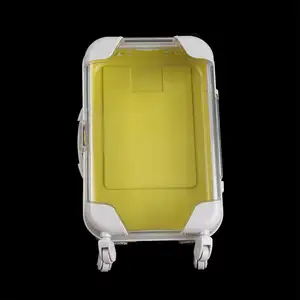 Custodia per imballaggio Mini valigia Mini valigia con scatola di pacchetto privato all'ingrosso graziosa valigia 3D visone ciglia