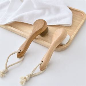 <span class=keywords><strong>Brosse</strong></span> en bois en bambou écologique, 1 pièce, <span class=keywords><strong>brosse</strong></span> de nettoyage du <span class=keywords><strong>visage</strong></span>, tête noire, nettoyage en profondeur - Product Image 4