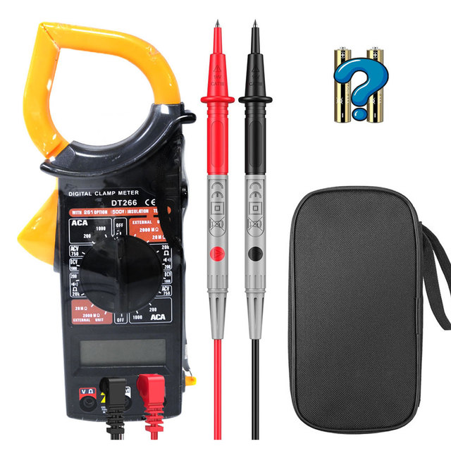 1000A AC DC Auto Range Current Clamp Camera Tester 6000 Counts Digital Clamp Meter Multimeter for AC DC Voltage