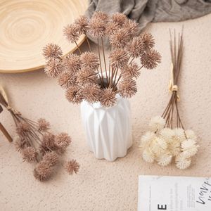 CallaFloral ช่อดอกไม้ประดิษฐ์ทรงแหลม สีขาวนม น้ำตาล พลาสติก สำหรับตกแต่งงานแต่งงานในร่ม อุปกรณ์งานฝีมือ YC1081 - Product Image 3
