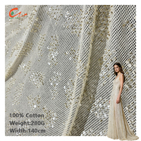 Tissu 100% coton respirant et léger, chemises brodées de sequins en grille, jupes mi-longues, robes de soirée, vêtements de soleil, maillots de bain pour filles