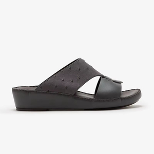 Ostrich Leather Sandal Italy Premium Exotic Leather Ramadan Luxury Footwear Dubai Slipper Handmade Arabic Sandals for Men - Product Image 3