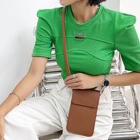 Sac à main à bandoulière en cuir pour filles, sac à monnaie élégant, cadeau de saint-valentin