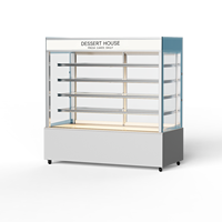 Vitrine Réfrigérée Commerciale Verticale pour Gâteaux, Porte Vitrée, 510L, pour Pâtisserie, Boulangerie, Anti-Buée, Éclairage LED, OEM