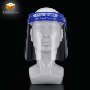 Venta caliente de plástico ajustable HD claro transparente cara escudo <span class=keywords><strong>anti</strong></span> niebla de plástico cara máscara con ojo escudo - Product Image 3