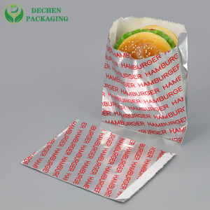 Foil Gusset Bag Hot Roll Foil Bag White Kebab Hot Dog