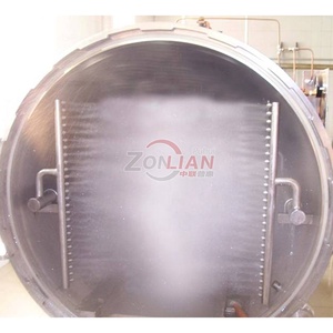 Nouvel autoclave stérilisateur à pulvérisation d'eau en acier inoxydable 304 ZLPH, contrôlé par PLC, haute précision, pour nids d'oiseaux/consignes marines - Product Image 5
