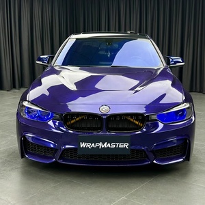 WRAPMASTER 1.52*17m PET Royal Indigo Blue Film d'emballage de véhicule automobile Vinyle d'emballage de voiture - Product Image 4