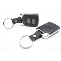 Mini-émetteur ABS à 2 boutons 433 MHz, télécommande à 4 touches à code roulant