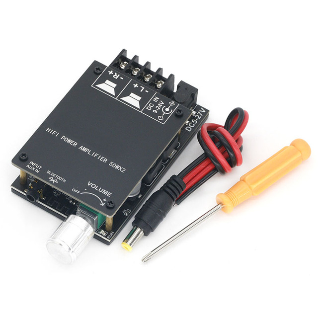 JIAQISHENG JQS ZK-502C HIFI Stereo for 5.0 TPA3116 Digital Power Audio Amplifier Board 50WX2