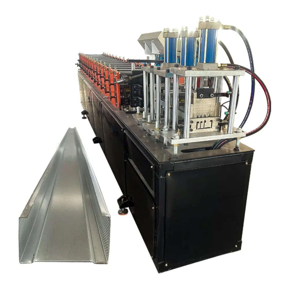 कील मशीन शहतीर बनाने की मशीन मेटल स्टड और ट्रैक लाइट स्टील ओमेगा लाइट स्टील कील मशीन