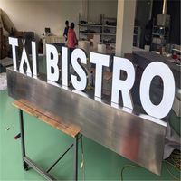 Enseigne LED extérieure 3D personnalisée OEM DakeSign, résistante à l'eau IP65, pour la publicité commerciale des centres commerciaux et des entreprises