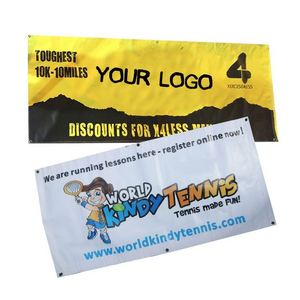 Bannière publicitaire en maille PVC personnalisée, impression sur mesure, bannière publicitaire extérieure en PVC, grande bannière promotionnelle imprimée - Product Image 1