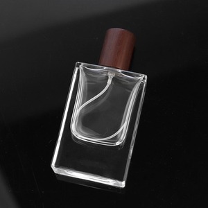 Chất lượng cao Tùy chỉnh hình chữ nhật vuông chai nước hoa thủy tinh 50/100ml vuông <span class=keywords><strong>container</strong></span> rỗng có thể tái chế vuông bán buôn - Product Image 3