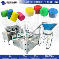 Machines d'emballage multifonctionnelles pour jouets en argile ultralégère, extrudeuse de pâte à modeler, machine d'emballage flow-pack et de remplissage de gobelets