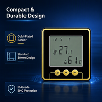 Capteur de température et transmetteur d'humidité avec écran LCD, précision 0,1°C, numérique RS485