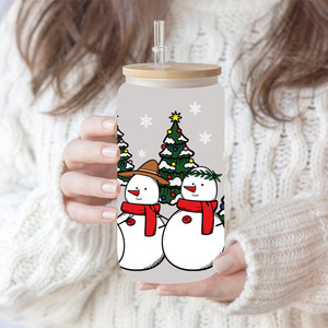 Autocollants UV DTF pour tasses 16oz, motifs Hiver Chaleureux, Noël, Pays des rêves, pour adultes - Product Image 2