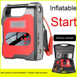 แบตสำรองแบตเตอรี่รถยนต์แบบ all-in-one 1000A เครื่องปั๊มอากาศสำหรับสตาร์ทรถสิ่งประดิษฐ์ในปัจจุบันสูงสุดสำหรับรถจักรยานยนต์รถบรรทุก2000A สำหรับกรณีฉุกเฉิน - Product Image 4