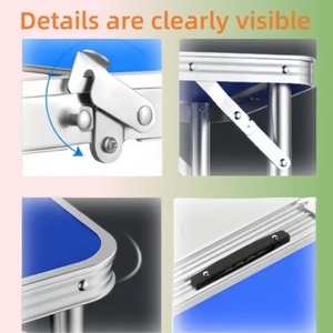 Ensemble <span class=keywords><strong>table</strong></span> et tabouret d'usine vente en gros en plein air 3 hauteur réglable 4 personnes randonnée pêche <span class=keywords><strong>Table</strong></span> et tabouret ensemble - Product Image 4