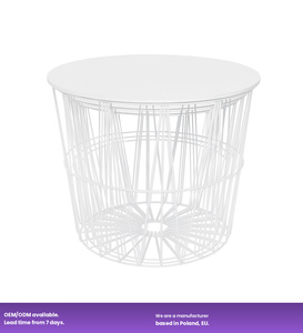 Đen sắt kim loại dây tròn Khay lưu trữ hàng đầu bảng nhỏ giỏ Bàn cà phê dây lưu trữ tùy chỉnh bảng phụ cho phòng khách - Product Image 4