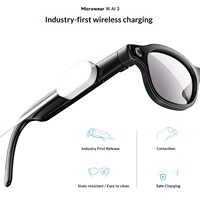 Gafas Inteligentes WAI3 con IA, 8 Megapíxeles, 3 Lentes, Carga Magnética y Antivibración EIS para Fotos/Vídeos y Llamadas
