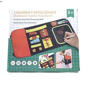 Feutre enfant en bas âge occupé conseil sac à dos <span class=keywords><strong>livre</strong></span> silencieux Portable manipulateur Montessori éducation précoce jouets feutre occupé conseil - Product Image 5