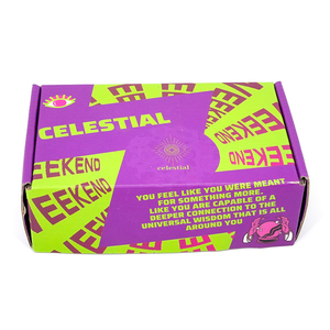 <span class=keywords><strong>Boîte</strong></span> d'expédition en carton ondulé découpée sur mesure, imprimée, de luxe, écologique, avec conception gratuite pour le commerce électronique - Product Image 4