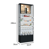 Tablette de magasin en métal pour étagère, présentoir avec planche Pegboard, autocollant polyvalent, résistant