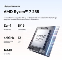 Chipboard Minisforum X1-255: Amd Ryzen 7 255 Ai Pc Mini dengan Oculink untuk Gpu eksternal, Gaming Office Double-sided