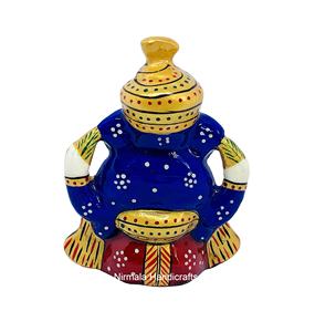 Estatua de Ganesha de Aluminio Hecha a Mano, Escultura Religiosa India, Ídolo del Dios Hindú, Figura Decorativa, Regalo Corporativo - Product Image 3