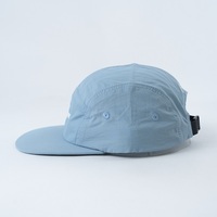 Gorra de campamento de 5 paneles de tela de nailon personalizada con logotipo bordado Deportes al aire libre de moda Pesca en la playa para el verano
