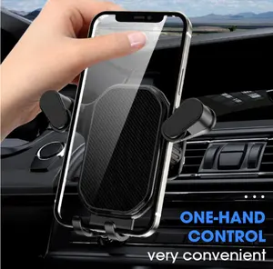 Universele Verstelbare Mobiele Telefoon Gps Auto Air Vent Clip Stand Zwaartekracht Auto Mount Auto Mobiele Telefoon Houder Voor Iphone