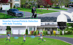 Jidetech 8MP PoE <span class=keywords><strong>IP</strong></span> an ninh 200X Zoom quang máy ảnh IP66 an ninh 360 độ xoay máy ảnh tự động theo dõi miễn phí vận chuyển RTMP - Product Image 2