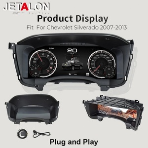 หน้าจอแสดงผลดิจิตอลในรถยนต์ OLED/IPS ขนาด 15.1 นิ้ว สำหรับ Chevrolet Silverado ปี 2007-2011 พร้อมพอร์ต USB วัดความเร็ว แผงหน้าปัดแบบดิจิตอล - Product Image 6