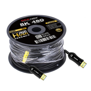 Cable <span class=keywords><strong>HDMI</strong></span> <span class=keywords><strong>AOC</strong></span> <span class=keywords><strong>2.1</strong></span> de 8K al por Mayor de Fábrica, 48 Gbps, Larga Distancia, 5 m, 10 m, 20 m, 30 m, 50 m, Cable <span class=keywords><strong>HDMI</strong></span> Óptico Activo EARC de Aleación de Zinc - Product Image 1