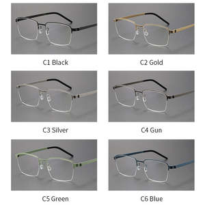 إطارات نظارات رجالية من التيتانيوم 7426، نظارات طبية أنيقة مع عدسات AC - Product Image 6