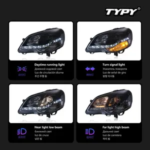 Kit de Actualización de Faros LED TYPY 12V 6000K para VW Polo 2005-2010 con DRL y Señal de Giro Dinámica - Nuevos Accesorios para Auto - Product Image 3