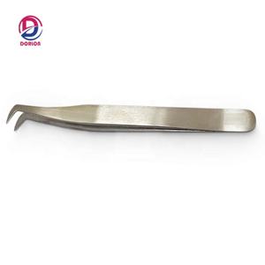 Pinzas de Acero Inoxidable para Extensión de Pestañas, Venta al por Mayor, Marca Privada, Pinzas Profesionales Rectas y para Volumen Ruso - Product Image 2