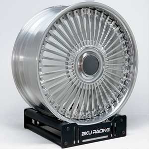 Jantes forgées Bku <span class=keywords><strong>2</strong></span> pièces 5x120 23 24 pouces, jantes en alliage multi-rayons personnalisées pour <span class=keywords><strong>Rolls</strong></span> <span class=keywords><strong>Royce</strong></span> Phantom Cullinan Ghost <span class=keywords><strong>Wraith</strong></span> Spectre - Product Image 1