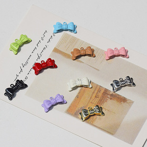 Breloques nœud papillon en alliage de zinc, petits pendentifs exquis pour la fabrication de bijoux DIY, accessoires de mode unisexes - Product Image 3