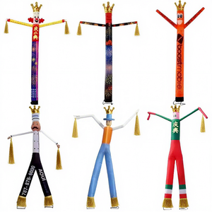 Muñeco Inflable Divertido con Diseño de Olas, Bailarín Aéreo, Publicidad Inflable para Exteriores, Impresión Digital en Material Oxford - Product Image 1