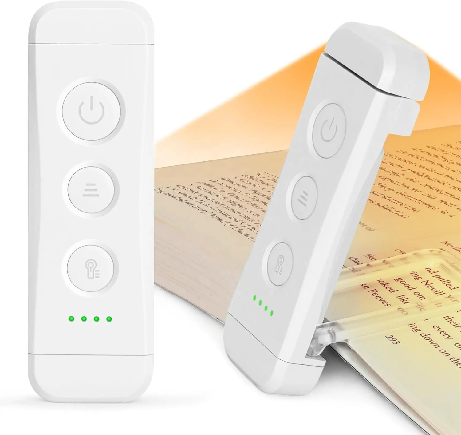 Taikoo USB có thể sạc lại cuốn sách ánh sáng cho đọc sách trên giường xách tay Clip-on Led Đọc ánh sáng lâu dài